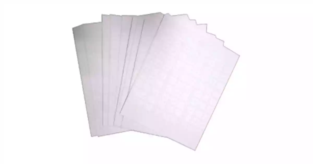 Conjunto de tabelas de cor branca para o jogo SUDOKU