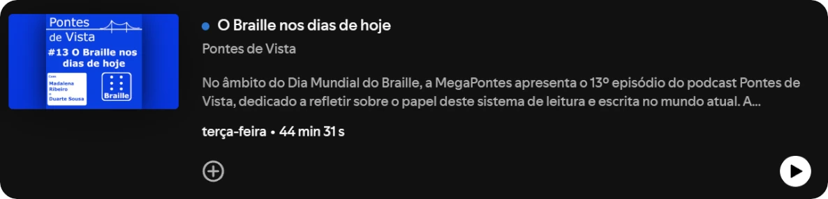 O Braille nos dias de hoje