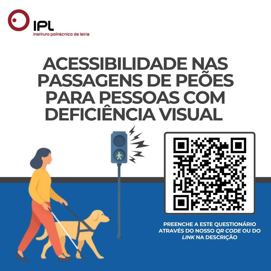 Acessibilidade nas passagens de peões para pessoas com deficiência visual