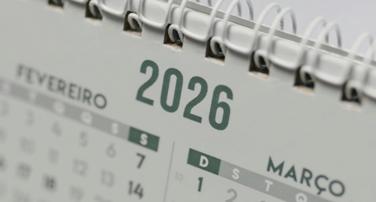 Calendário 2026 - Novidades